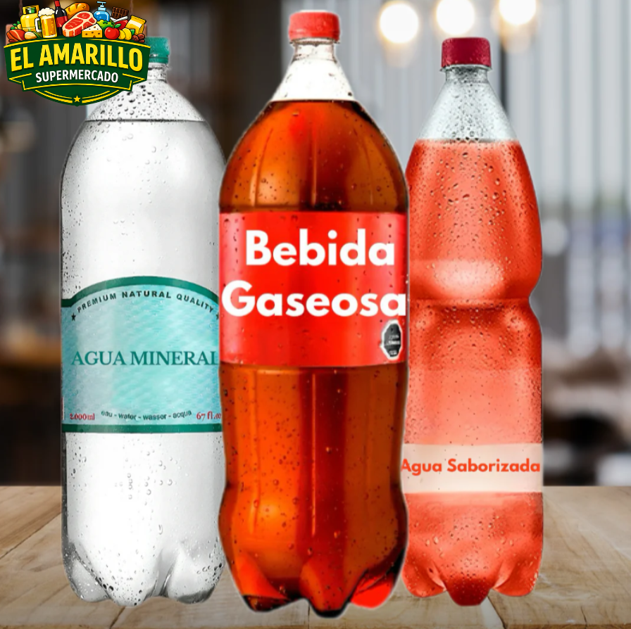 Bebidas, Jugos, Aguas