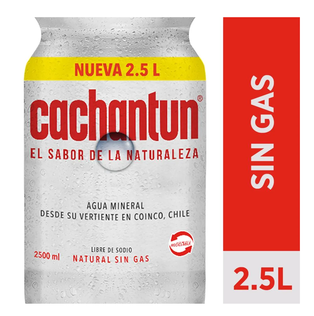 AGUA CACHANTUN SIN GAS 2,5L