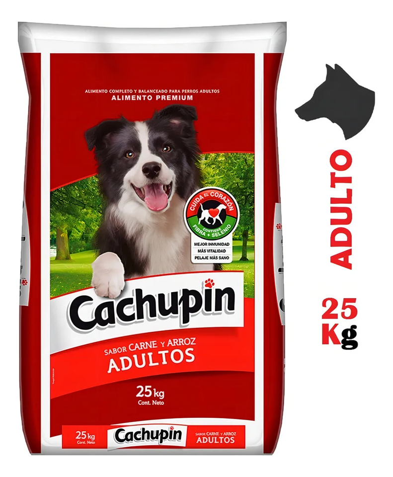 CACHUPIN 25 KG SABOR CARNE Y ARROZ - PERRO