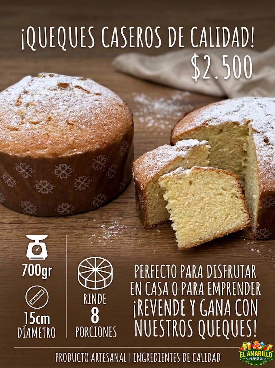 QUEQUE - 700gr - 8 PORCIONES