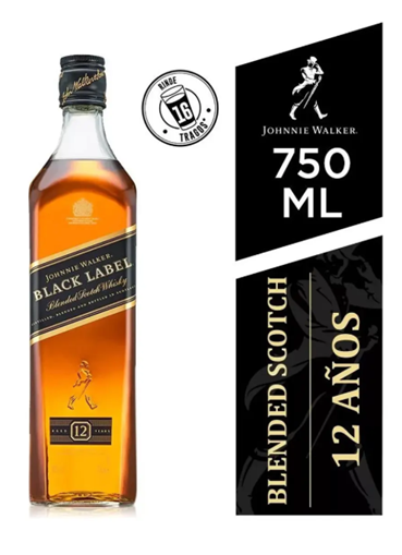 JOHNNIE WALKER BLACK LABEL 750ml