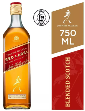 JOHNNIE WALKER RED LABEL 750ml