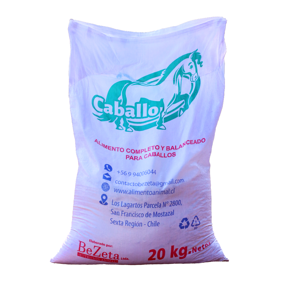 SACO MEZCLA EQUINO 20 KG