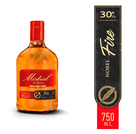 PISCO MISTRAL NOBEL FIRE 35° 750ml