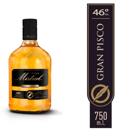 PISCO MISTRAL 46° 750ml