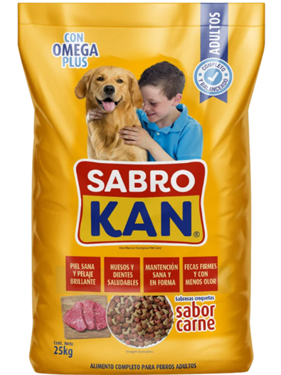 SABRO KAN 25 KG SABOR CARNE - PERRO