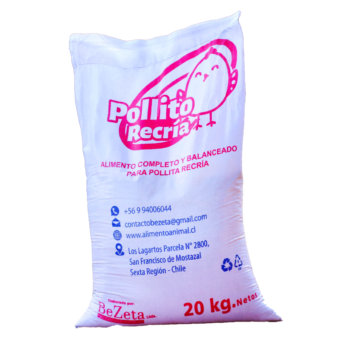 ALIMENTO POLLITO - RECRÍA 20 KG