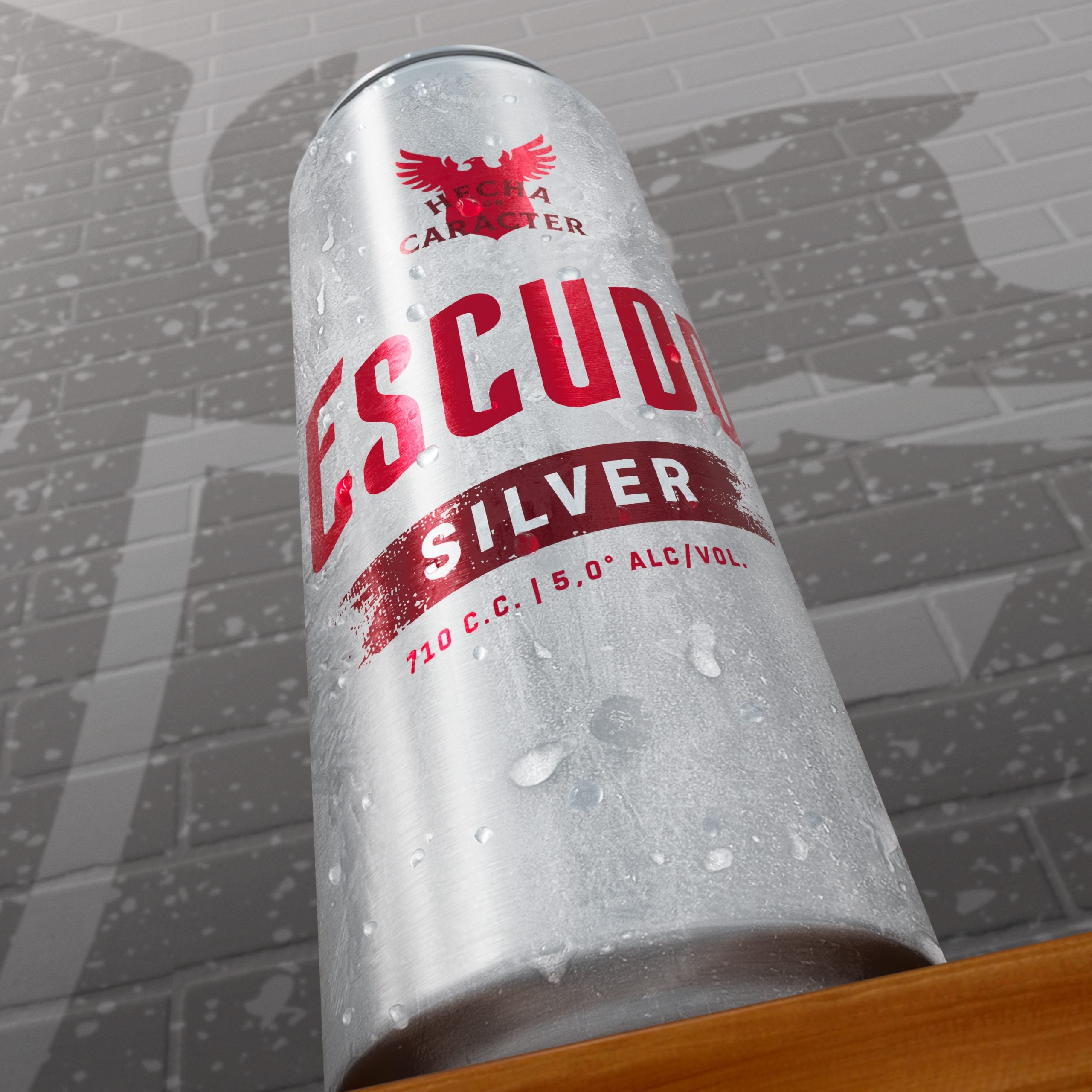 CERVEZA ESCUDO SILVER LATON 710ml (UNIDAD)