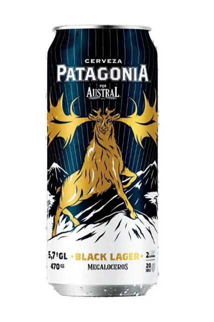 CERVEZA PATAGONIA BLACK LAGER 470ml (6 PACK)