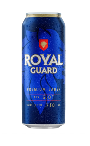 CERVEZA ROYAL GUARD LATON 710ml (UNIDAD)